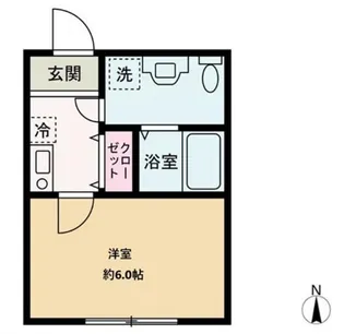 カーサ・エテルナ西橋本【1階】の間取り