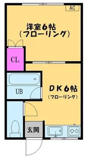 コーポ高山【2階】の間取り