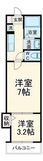 Mark Duo東岩槻【2階】の間取り