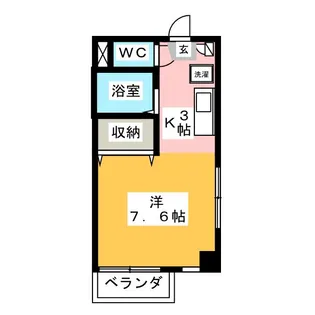 ステラ東門前【3階】の間取り