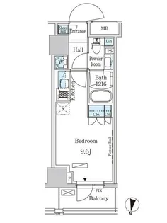パークアクシス成増二丁目【6階】の間取り