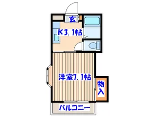 SDハイツ【2階】の間取り