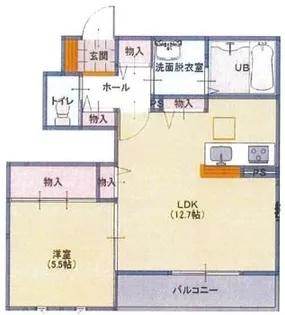 MAISON DE MONTICULE【1階】の間取り