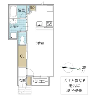レーガベーネ中根 A【1階】の間取り