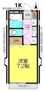 国立アベニュー【1階】の間取り