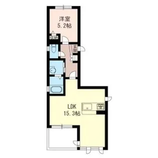 グランドソレイユ下馬【1階】の間取り