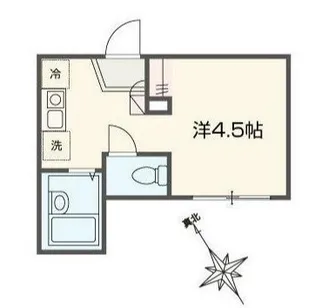 MELDIA海老名【2階】の間取り