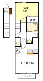 ネネムの森 A棟・B棟【2階】の間取り