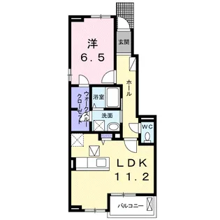 ファミール際波I、II【1階】の間取り