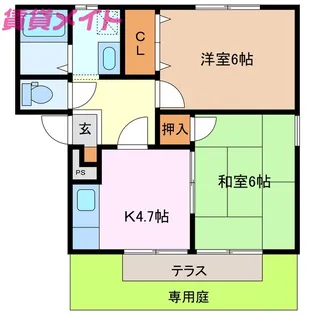 パセオファミーユ【1階】の間取り