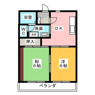 メゾン・ド・アムール【2階】の間取り