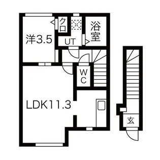 コモド山家【2階】の間取り