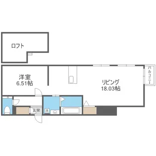 ピオネロ148【4階】の間取り