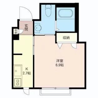 シェソワ【1階】の間取り