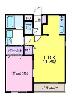 シンフォニックガーデン【2階】の間取り
