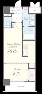 SGSA STAGE【8階】の間取り