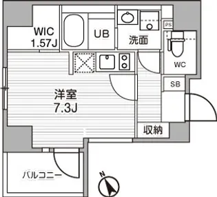 シーズンフラッツ武蔵小山【11階】の間取り