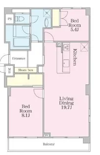 グラマシー恵比寿【7階】の間取り