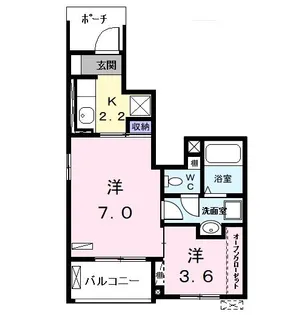 E STAGE III【1階】の間取り
