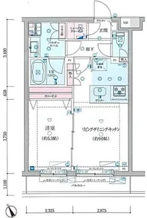 GENOVIA墨田八広skygarden【3階】の間取り