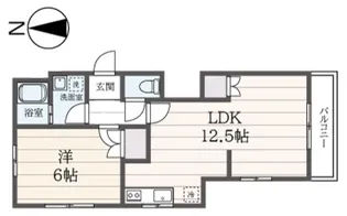 メゾン森が丘A【2階】の間取り