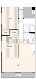 シャトーみずほ【1階】の間取り