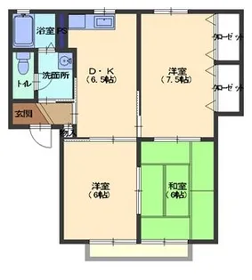 スターヒル1【2階】の間取り