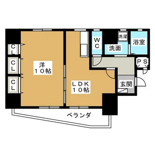 東櫻館【4階】の間取り
