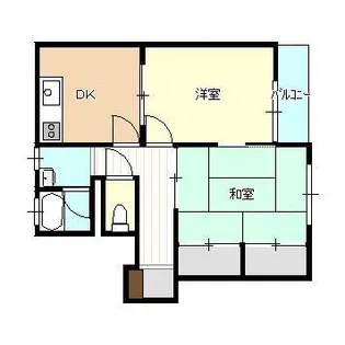 タウンエクセル A【2階】の間取り