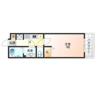 Winston西九条【3階】の間取り