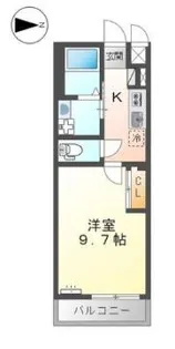 サラ・グレイス【2階】の間取り