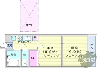 アーバンハイツ百合ヶ丘【1階】の間取り