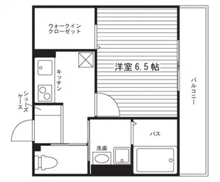 サウスコート【2階】の間取り