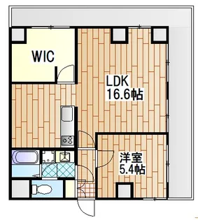 WOODBELLIII【2階】の間取り
