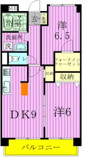 グランディール【2階】の間取り