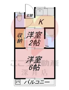 TZ北清水【1階】の間取り