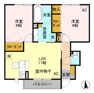 ジュピター B【1階】の間取り