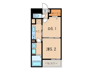 カーサベルデ【4階】の間取り