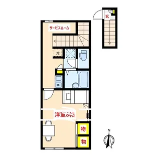 チャオ【2階】の間取り