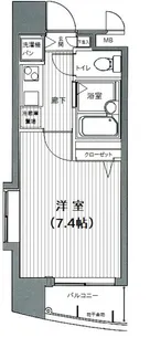 ガラ・シティ田町【4階】の間取り