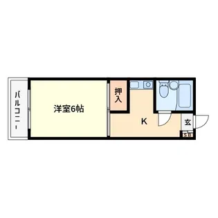 エメラルドマンション【2階】の間取り