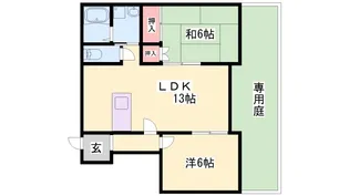 シェモア市川【1階】の間取り