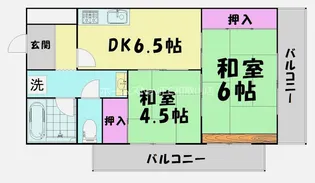 西村グリーンハイツ【3階】の間取り
