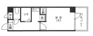 アスパ小石川【4階】の間取り