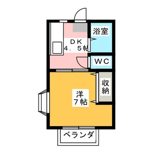コーポ岡本【2階】の間取り