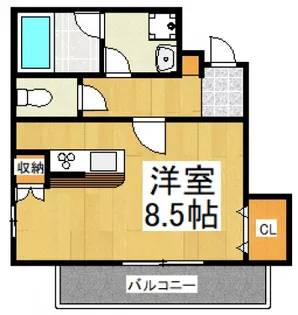 トミボナール【1階】の間取り