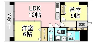ヴィブレ黒崎【5階】の間取り