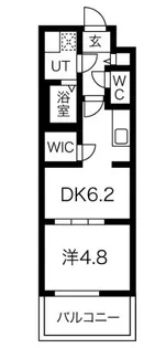 ファステート京都壬生フィエロ【4階】の間取り