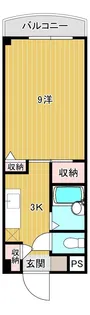 ロイヤルコート清末【2階】の間取り
