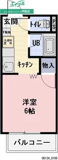 サープラス喜久屋1【2階】の間取り